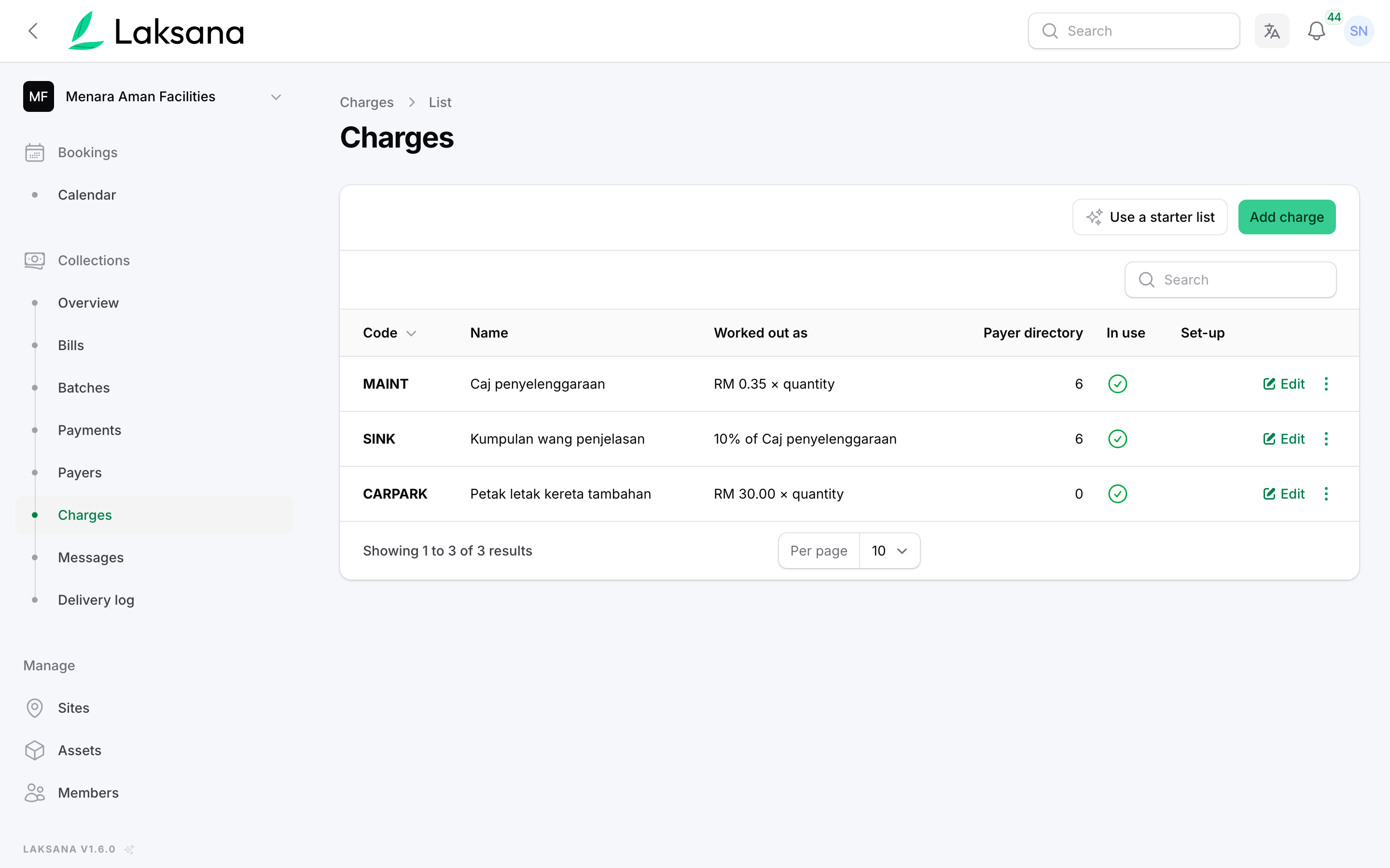 Set up what you charge for