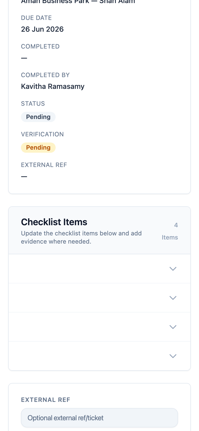 Complete the check