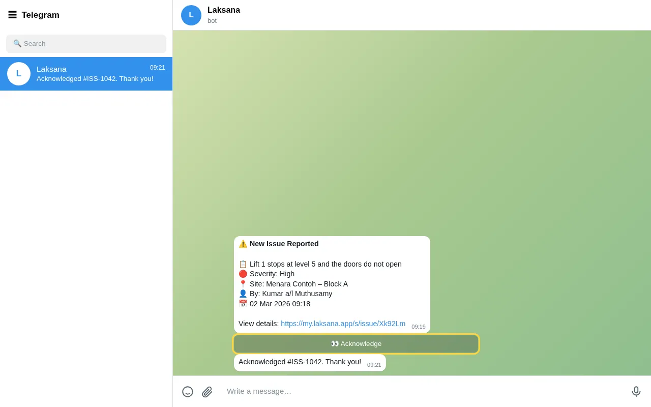 Act from the message
