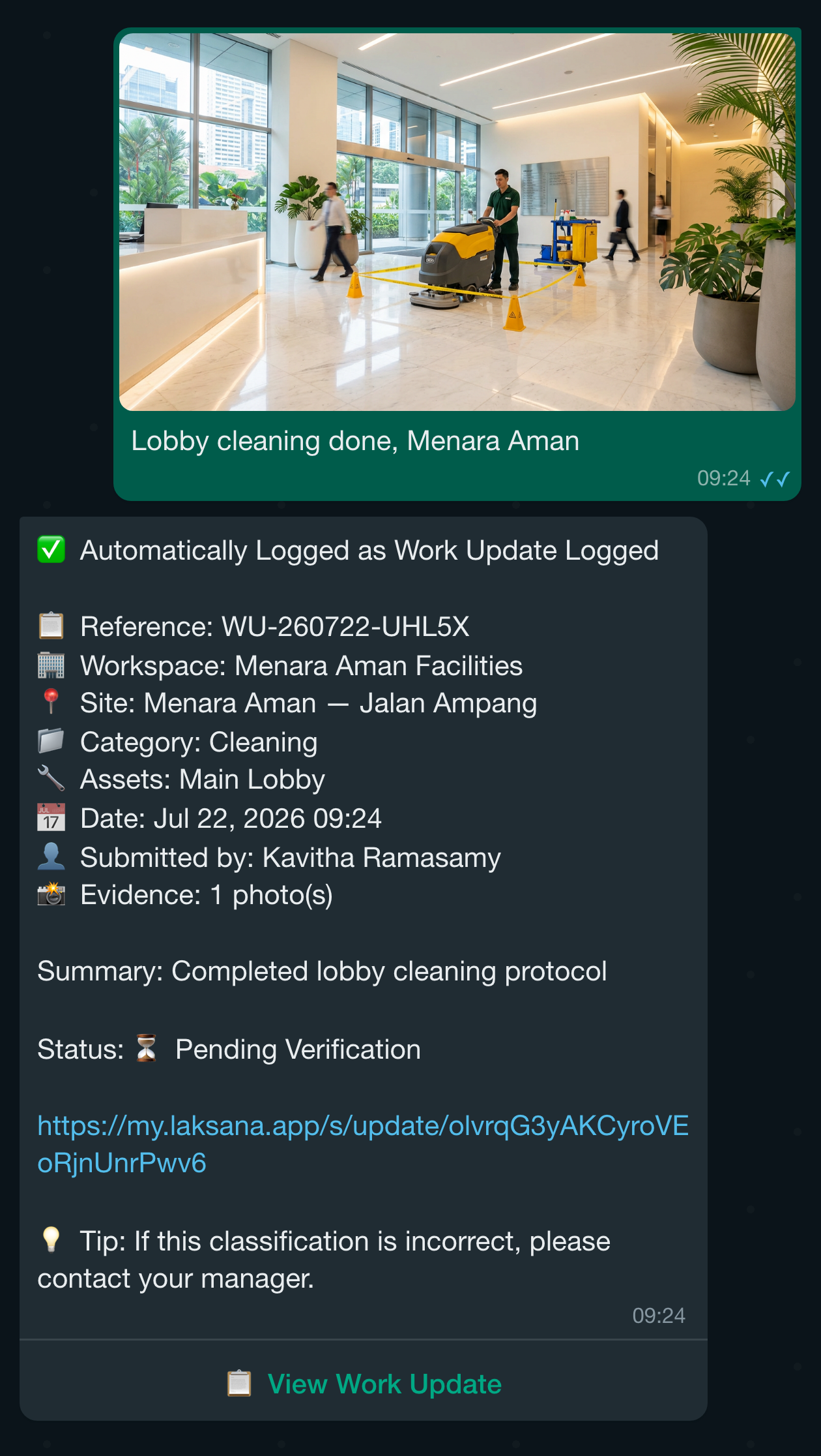 Instant notifications